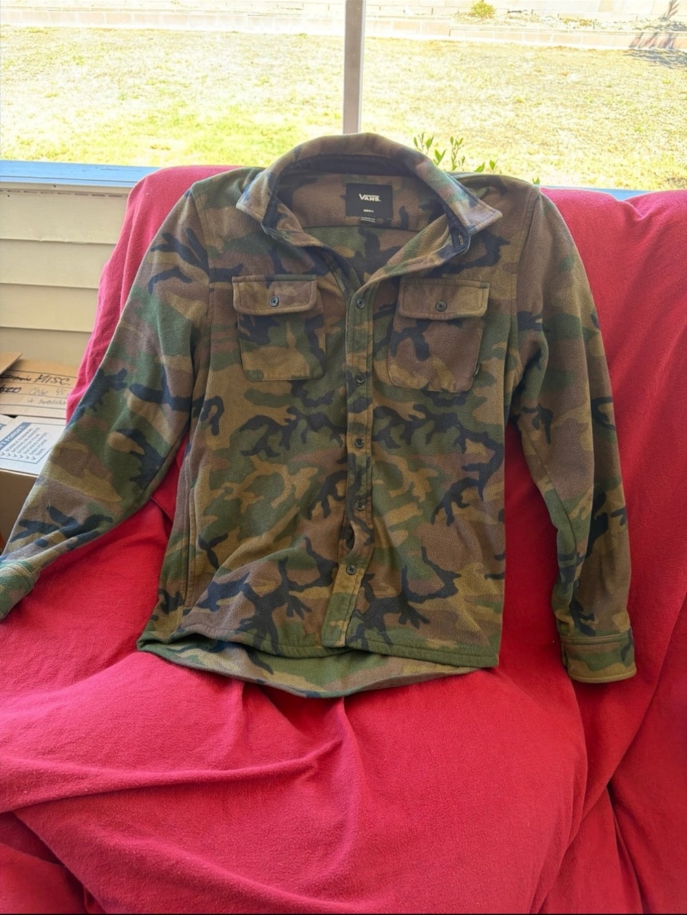 Vans Camo Button-Down Shirt jacket